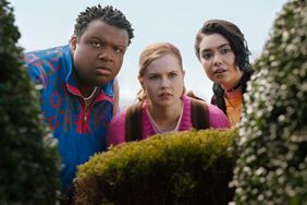 Jaquel Spivey plays Damian, Angourie Rice plays Cady and Auli'i Cravalho plays Janis in Mean Girls from Paramount Pictures.