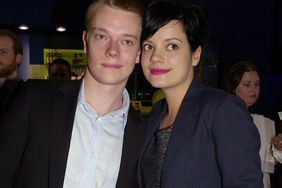  Alfie Allen and Lily Allen at the London Film Festival Screening of 'Bricklane' on October 22, 2007.