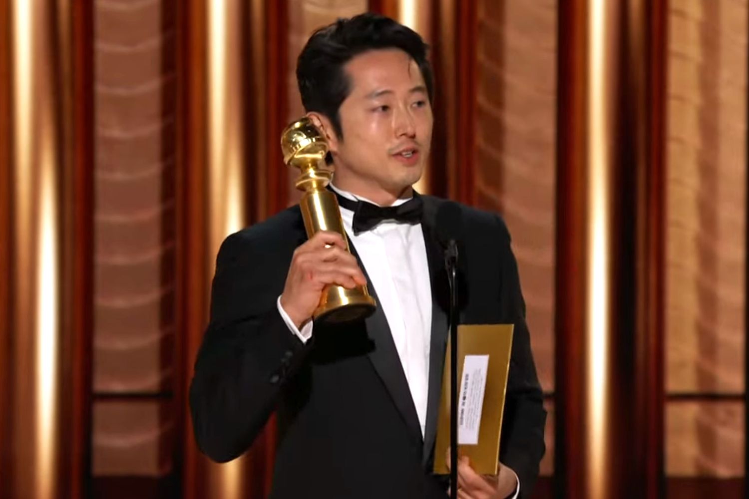 Golden Globes Steven Yeun Lead actor, Limited series, etc.