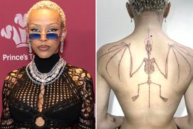 Doja Cat Displays New Back Tattoo of Bat