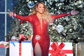 Mariah Carey performs onstage during her "All I Want For Christmas Is You" tour 