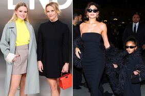 Mother and daughter pairs at PFW