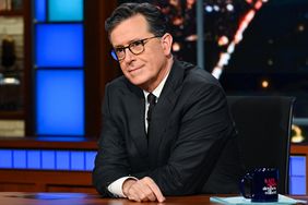 The Late Show with Stephen Colbert during Wednesday's January 26, 2022 show.