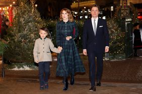 Christopher Woolf, Princess Beatrice and Edoardo Mapelli Mozzi attend The "Together At Christmas" Carol Service 