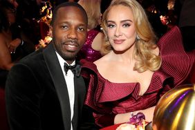 Rich Paul and Adele attend the 65th GRAMMY Awards at Crypto.com Arena on February 05, 2023 in Los Angeles, California
