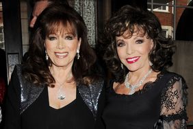 Jackie Collins and Joan Collins