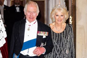 King Charles III and Queen Camilla attend a reception and dinner in honour of their Coronation at Mansion House on October 18, 2023 in London, England. The King attended the reception to uphold the tradition of visiting the City of London during the Coronation year. The engagement recognises the work of London civic institutions and Livery Companies.