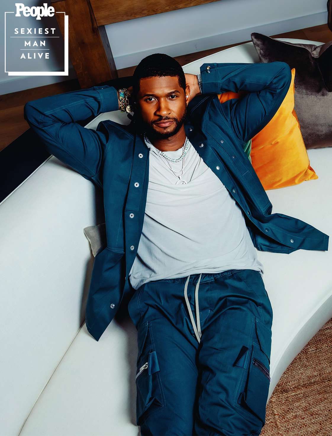 Usher, R&B artist, in Los Angeles, Calif., in February 2023.