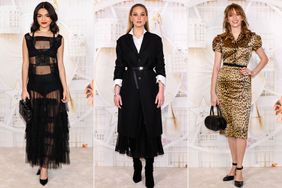 Rachel Zegler, Jennifer Lawrence and Maya Hawke attend Dior's Carousel of Dreams at Saks Holiday Window & Light Show Unveiling