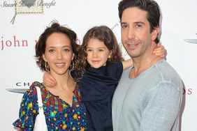 David Schwimmer (R), his wife Zoe Buckman and their daughter Cleo Buckman Schwimme attend the 12th Annual John Varvatos Stuart House Benefit 