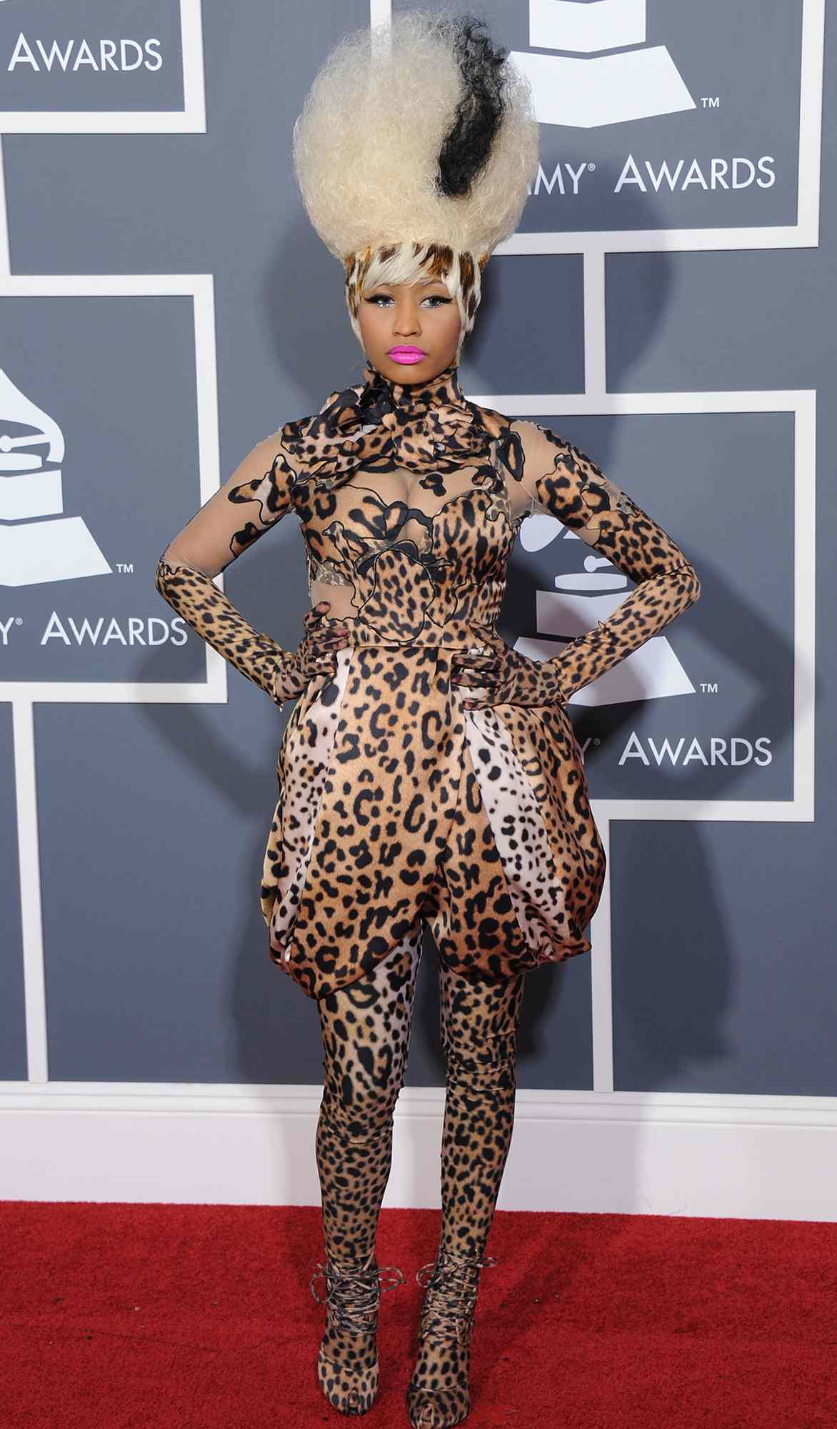 Nicki Minaj arrives at The 53rd Annual GRAMMY Awards at Staples Center on February 13, 2011 in Los Angeles, California