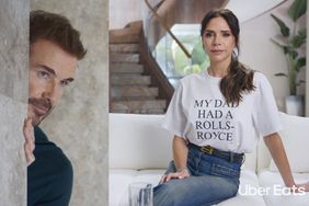 Victoria and David Beckham Recreate Their âBe Honest!â Viral Moment for Uber Eats Super Bowl Commercial Teaser