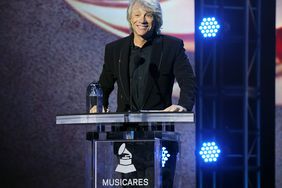Jon Bon Jovi Accepts 2024 MusiCares Award, Says He Is 'Definitely' Playing at Son Jake's Wedding (Exclusive)
