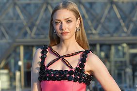 Amanda Seyfried attends the Lancome X Louvre photocall as part of Paris Fashion Week on September 26, 2023 in Paris, France