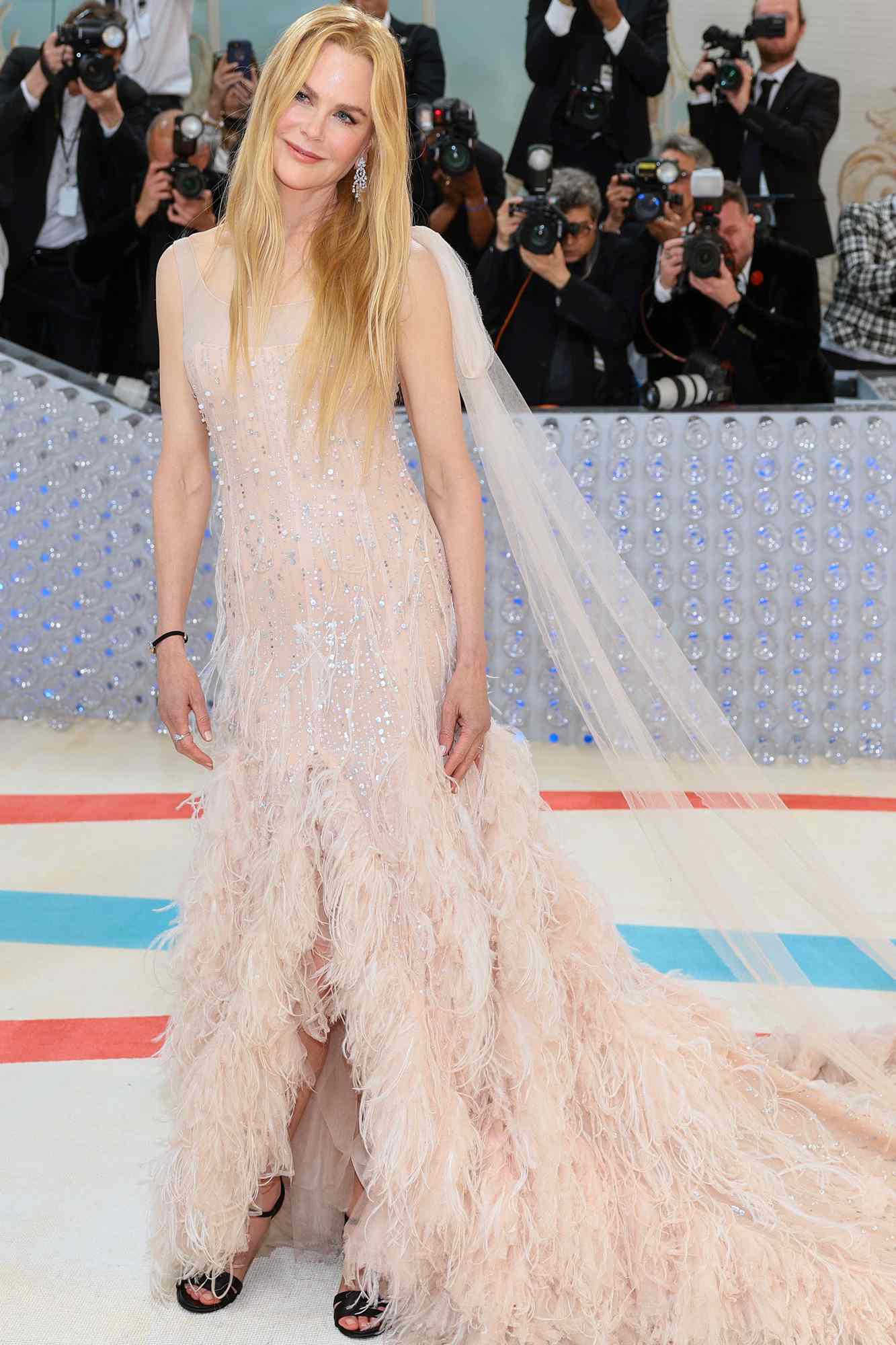 Nicole Kidman attends The 2023 Met Gala Celebrating "Karl Lagerfeld: A Line Of Beauty" at The Metropolitan Museum of Art on May 01, 2023 in New York City.