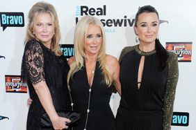 Kathy Hilton, Kim Richards and Kyle Richards arrive at the "Real Housewives Of Beverly Hills" Season 3 premiere party at Hollywood Roosevelt Hotel on October 21, 2012