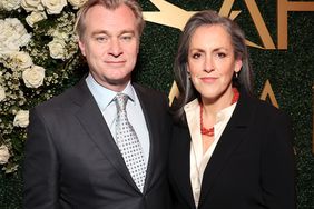 Christopher Nolan and Emma Thomas attend the AFI Awards on January 12, 2024 in Los Angeles, California.