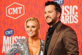 Luke Bryan and Caroline Boyer attend the 2019 CMT Music Award at Bridgestone Arena on June 05, 2019 in Nashville, Tennessee