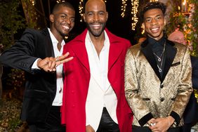 Chris Brown, Karamo Brown, and Jason Brown attend the after party for the premiere of Netflix's "Queer Eye" Season 1 on February 7, 2018 in West Hollywood, California.