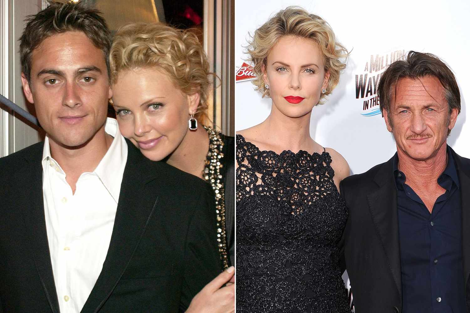 Stuart Townsend and Charlize Theron, Charlize Theron and Sean Penn