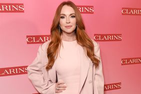 Lindsay Lohan attends Clarins New Product Launch Party at Private Residence 
