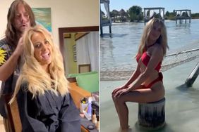 Brittany Mahomes Flashes Cheeky Red Bikini Bottoms in BTS Video of Sports Illustrated Swimsuit Shoot