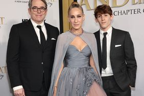 Matthew Broderick, Sarah Jessica Parker and James Wilkie Broderick attend HBO Max's premiere of "And Just Like That" at Museum of Modern Art on December 08, 2021 in New York City