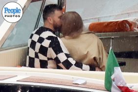 Taylor Swift and her boyfriend, the Kansas City Superbowl champ Travis Kelce are pictured enjoying a romantic break out in Lake Como.