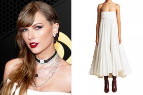 Taylor Swift Khaite Lally Maxi Dress
