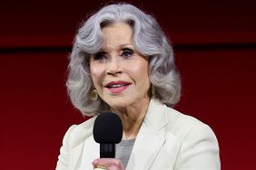 Jane Fonda speaks onstage during A Conversation On Climate Change And Activism With Jane Fonda And Dr. Naomi Oreskes at Academy Museum of Motion Pictures 