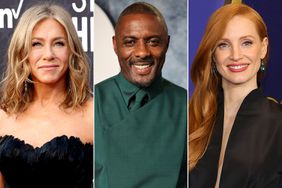 Jennifer Aniston, Idris Elba and Jessica Chastain present at SAG awards