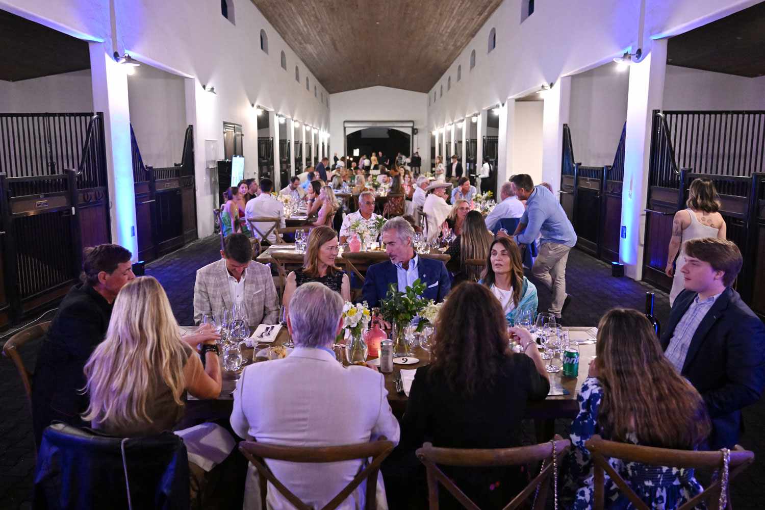 private dinner hosted at Santa Rita Polo Farm after the Royal Salute Polo Challenge to benefit Sentebale