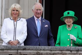 Camilla, Duchess of Cornwall, Prince Charles, Prince of Wales, and Queen Elizabeth II