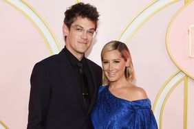 Ashley Tisdale (R) and Christopher French arrive at the Amazon Prime Video Post Emmy Awards Party