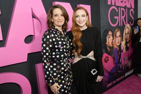Tina Fey and Lindsay Lohan at the premiere of "Mean Girls" held at AMC Lincoln Square on January 8, 2024 in New York City.