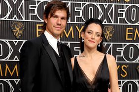 Ben Smith-Petersen and Riley Keough attend the 75th Primetime Emmy Award