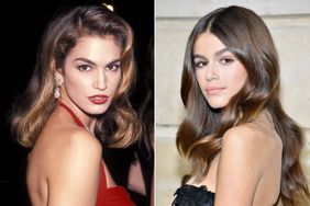 NEW YORK CITY - AUGUST 2: Model Cindy Crawford attends the Second Annual Revlon's Unforgettable Women Contest - Winner Annoucement on August 2, 1990 at the Metropolitan Museum of the Art in New York City. (Photo by Ron Galella, Ltd./Ron Galella Collection via Getty Images); PARIS, FRANCE - SEPTEMBER 29: Kaia Gerber attends "Her Time" Omega Photocall as part of the Paris Fashion Week Womenswear Spring/Summer 2018 on September 29, 2017 in Paris, France. (Photo by Pascal Le Segretain/Getty Images)