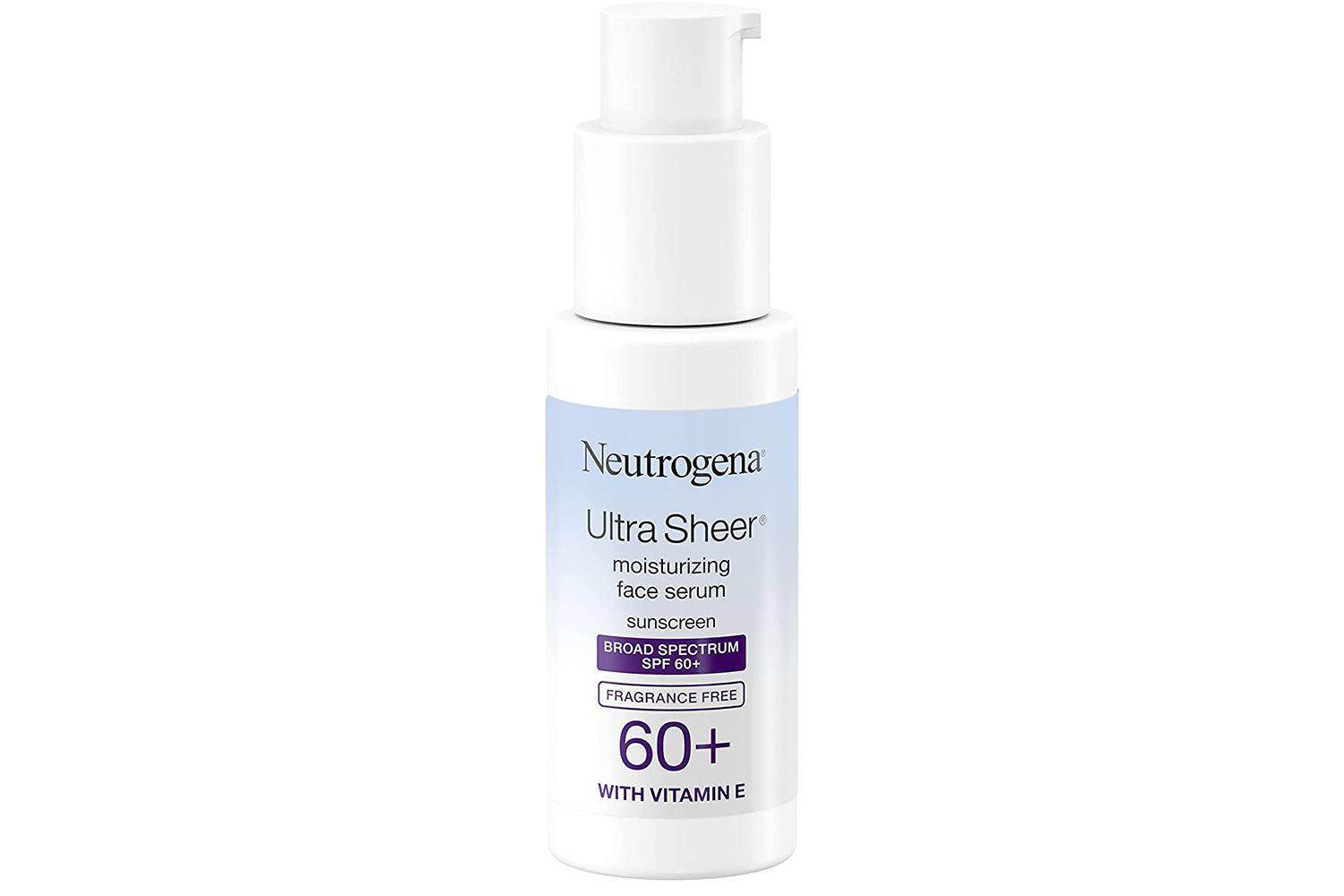 Neutrogena Ultra Sheer Oil-Free Face Serum With Vitamin E SPF 60+