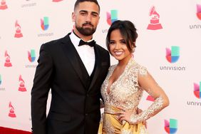 Soccer player Sebastian Lletget (L) and recording artist Becky G attend The 17th Annual Latin Grammy Awards at T-Mobile Arena on November 17, 2016 in Las Vegas, Nevada