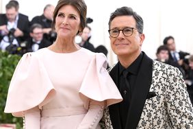 Stephen Colbert (R) and Evelyn McGee-Colbert attend the Heavenly Bodies: Fashion & The Catholic Imagination Costume Institute Gala at The Metropolitan Museum of Art on May 7, 2018 in New York City.