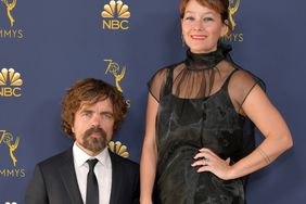 Peter Dinklage (L) and Erica Schmidt attend the 70th Emmy Awards at Microsoft Theater on September 17, 2018 in Los Angeles, California