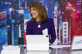 Norah O’Donnell from CBS News' 2022 Election Headquarters in Times Square