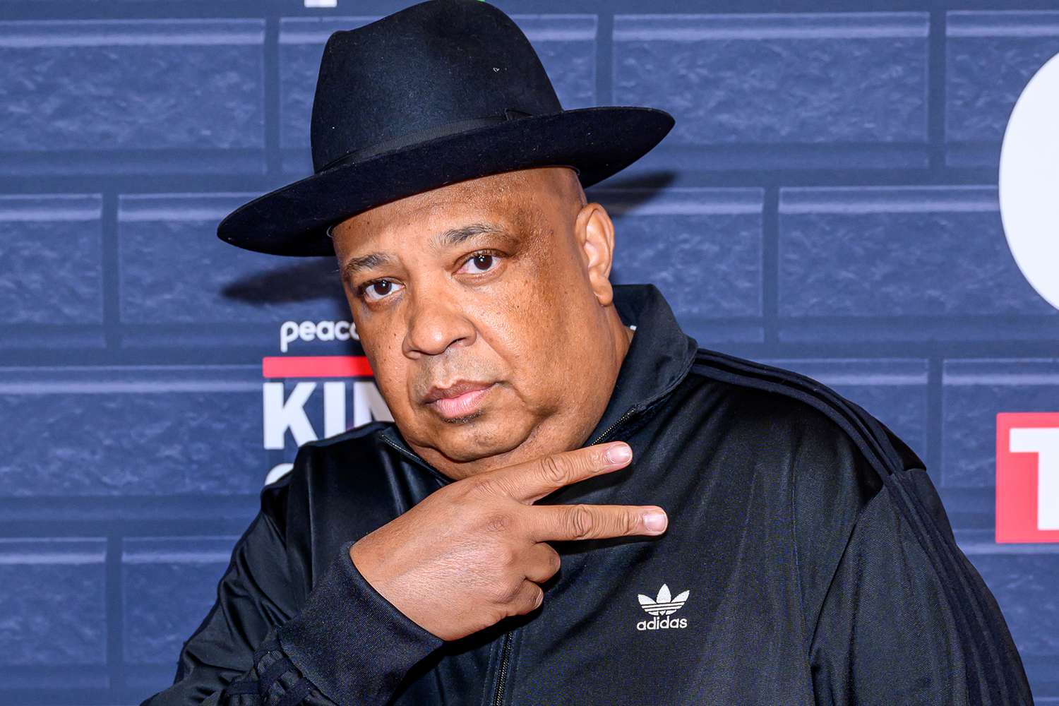 Joseph "Rev Run" Simmons attends Peacock's "Kings From Queens: The Run DMC Story" New York premiere at The Times Center on January 27, 2024 in New York City.