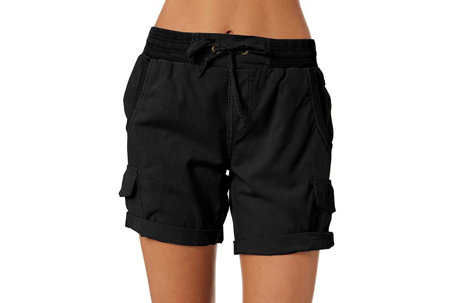 Dokotoo Relaxed Fit High Waist Casual Shorts