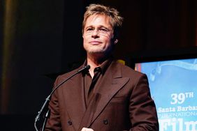 Brad Pitt attends DAOU Vineyards At SBIFF's Outstanding Performer Of The Year Award Honoring Bradley Cooper at The Arlington Theatre on February 08, 2024 in Santa Barbara, California.