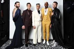 Jonathan Van Ness, Antoni Porowski, Tan France, Karamo Brown and Bobby Berk attend IMDb LIVE Presented By M&M'S At The Elton John AIDS Foundation Academy Awards Viewing Party on February 09, 2020 in Los Angeles, California