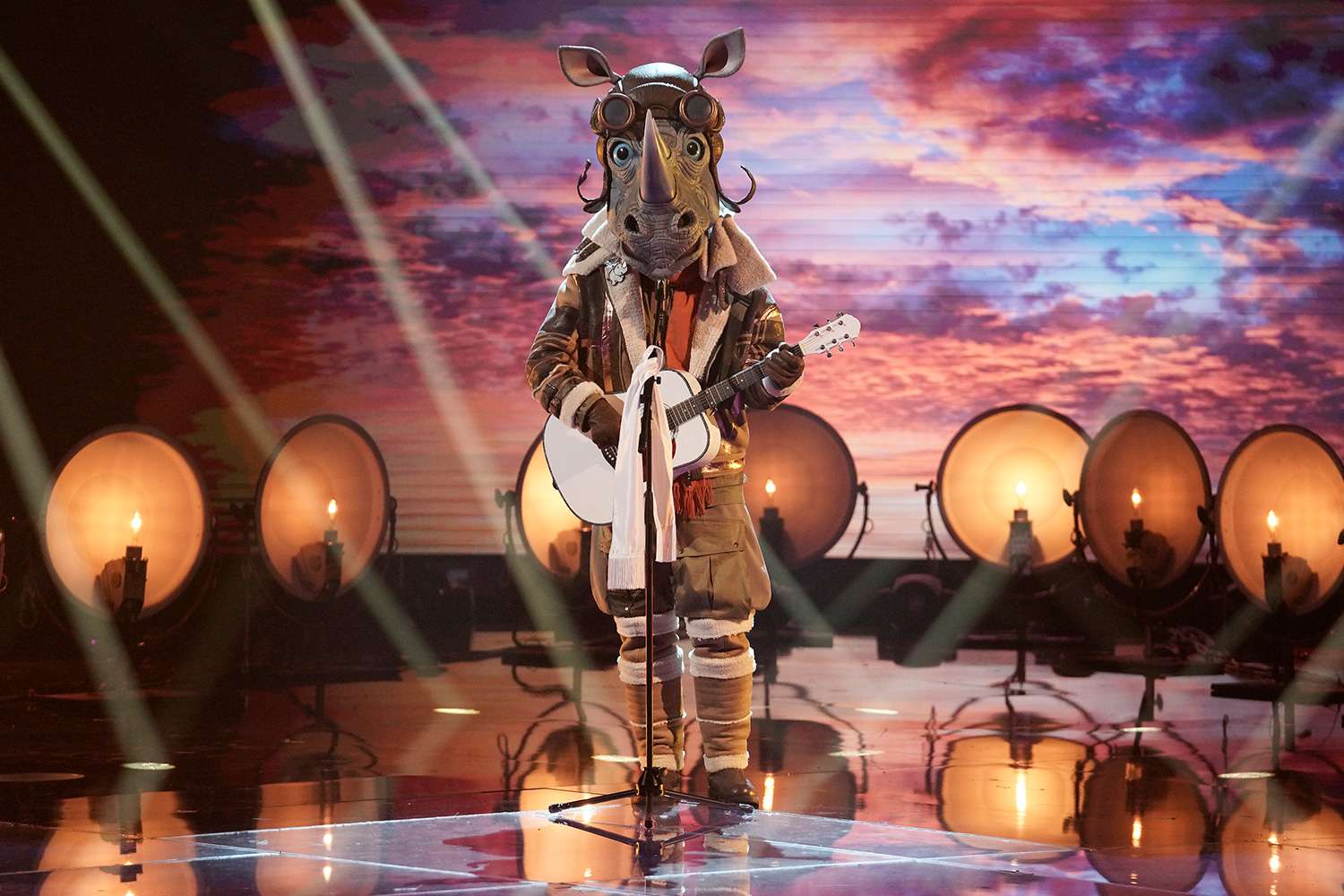 THE MASKED SINGER: The Rhino in the &ldquo;A Day In the Mask: The Semi Finals / After the Mask: A Day In the Mask: The Semi Finals&rdquo;