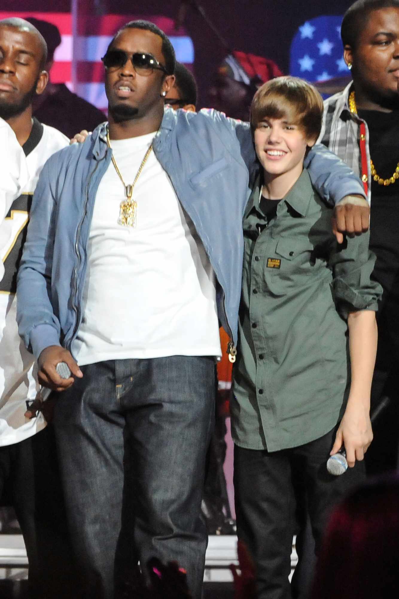 Sean "Diddy" Combs and Justin Bieber