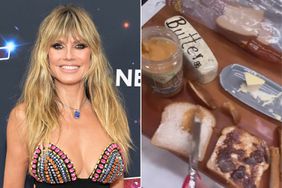 Heidi Klum Adds Butter to Her Peanut Butter and Jelly Sandwich on Instagram