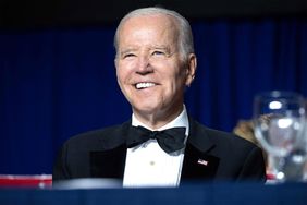 US President Joe Biden attends the White House Correspondents' Association dinner at the Washington Hilton in Washington, DC, April 29, 2023.